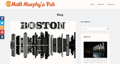 Desktop Screenshot of mattmurphyspub.com
